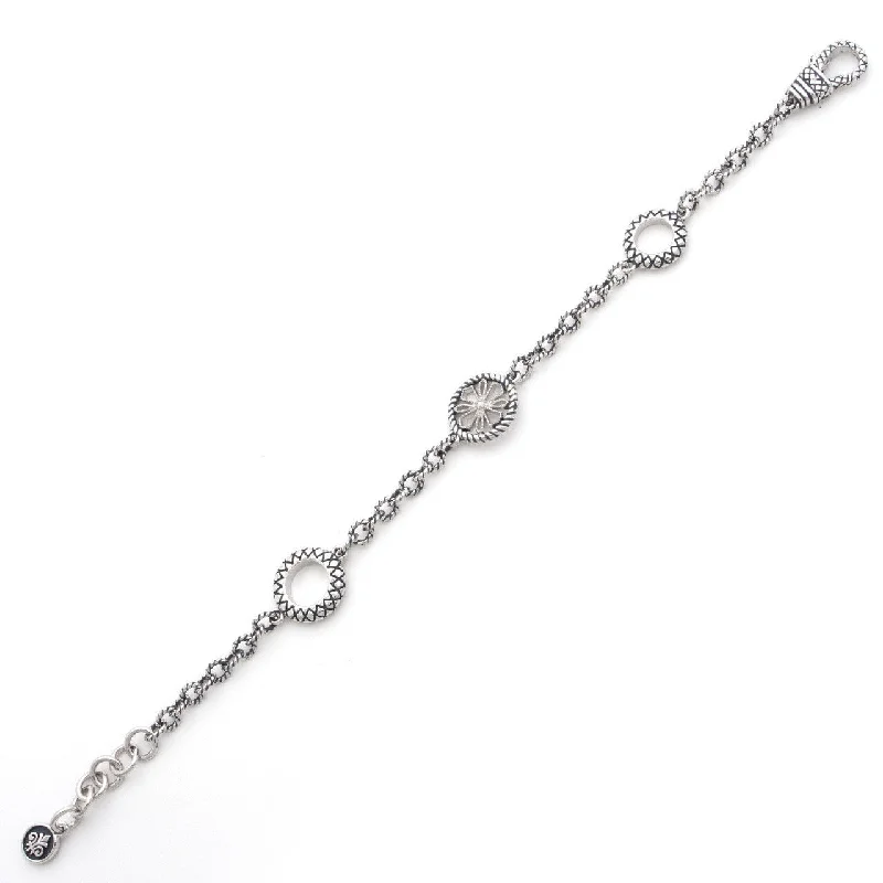 Andrea Candela Sterling Silver Bracelet - From the Pasion De Plata Collection