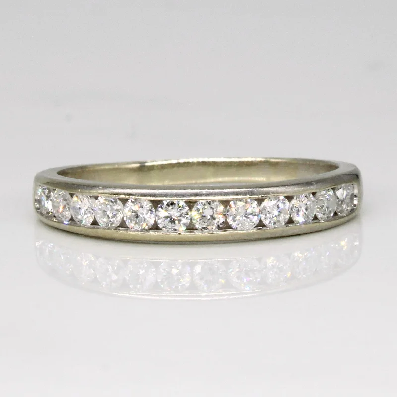 Channel Set Diamond Ring | 0.36ctw | SZ 8 |