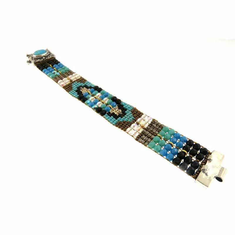 Chili Rose  Blue Mix Lydia  Bracelet