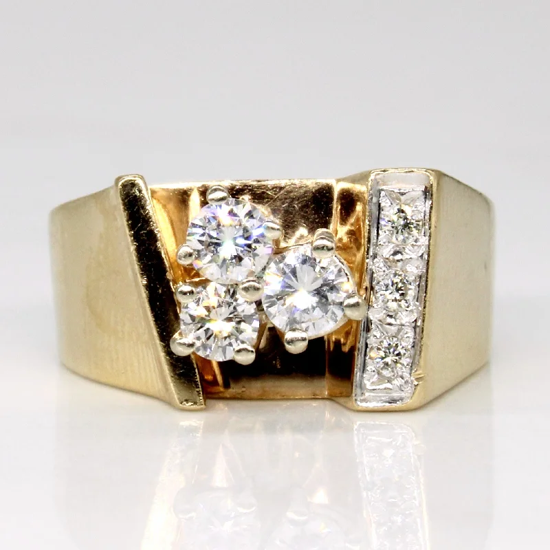 Diamond Cocktail Ring | 0.42ctw | SZ 5.25 |