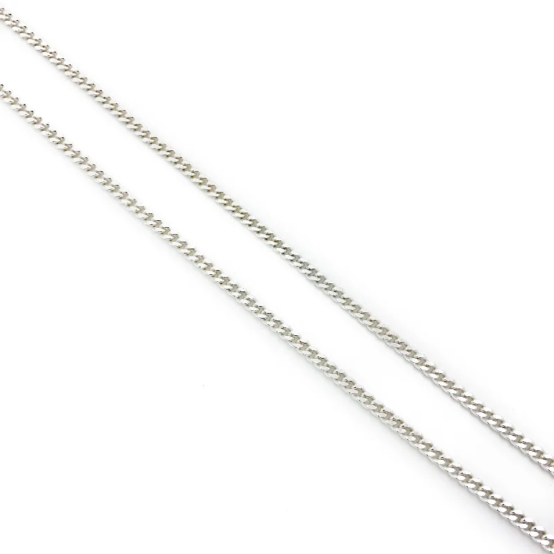 bridal shower necklaces for women -Silver 5mm Chain Necklace