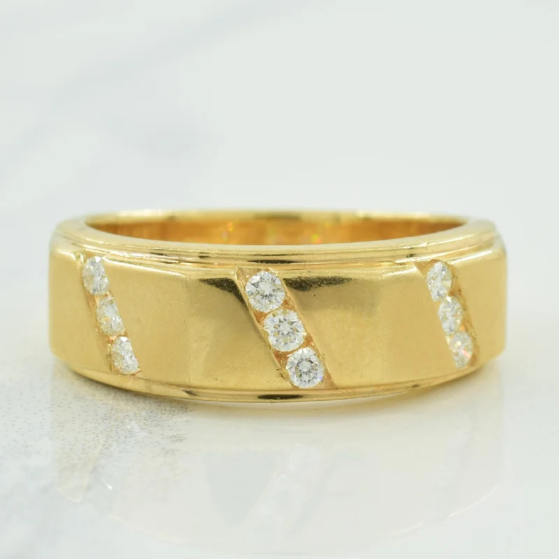 Channel Set Diamond Ring | 0.25ctw | SZ 8.75 |