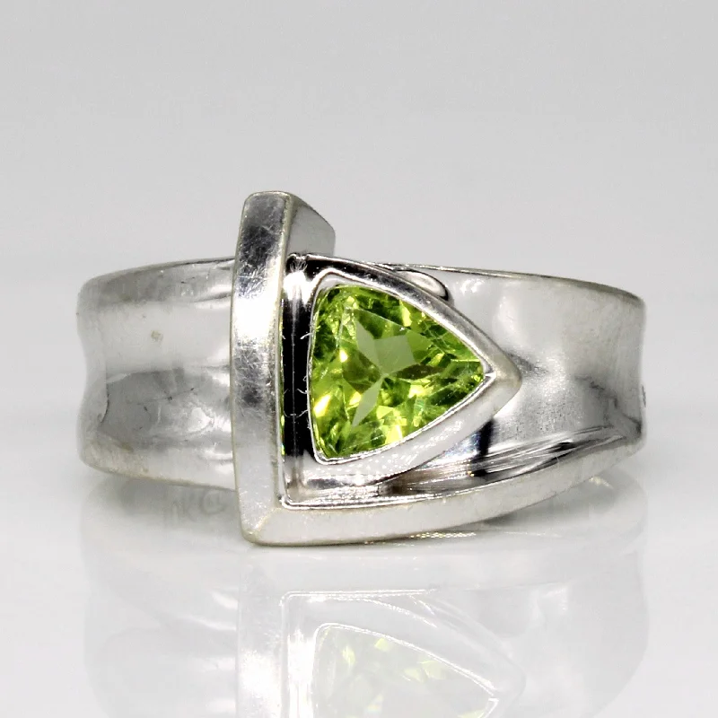 Peridot Cocktail Ring | 0.65ct | SZ 6.5 |