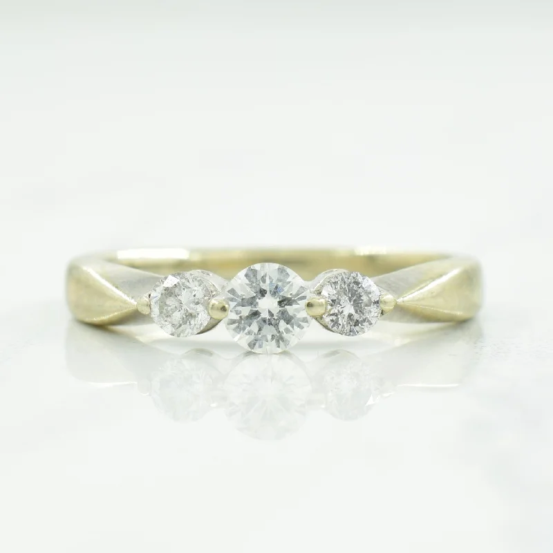 Three Stone Diamond Ring | 0.24ctw | SZ 3.5 |