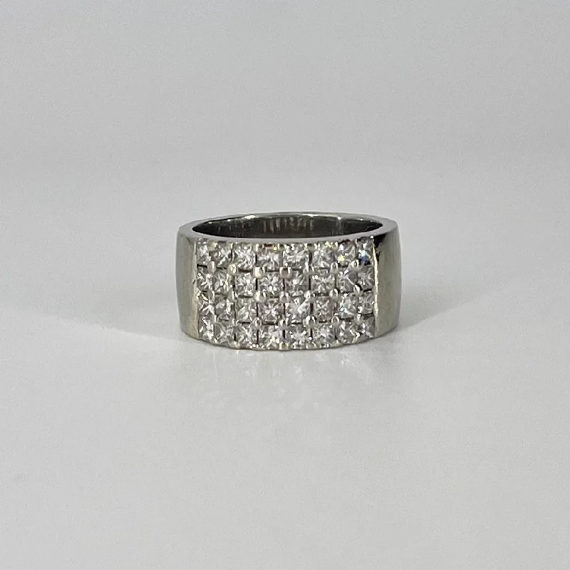 Four Row Diamond Ring | 1.52 ctw | SZ 5.5