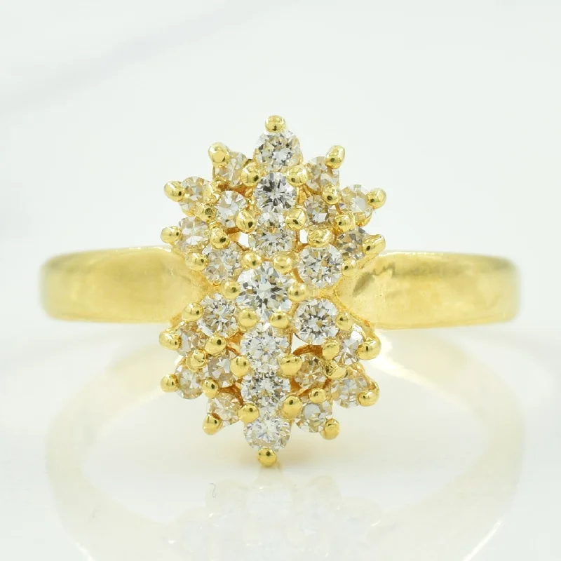 Cluster Diamond Ring | 0.40ctw | SZ 6.75 |