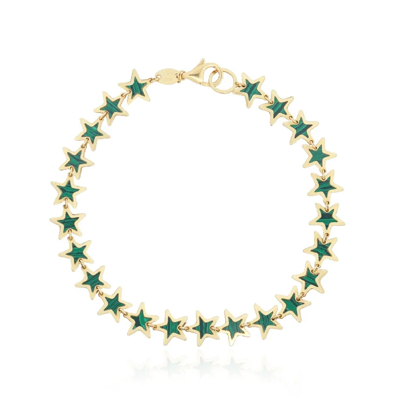 Malachite Star Bracelet