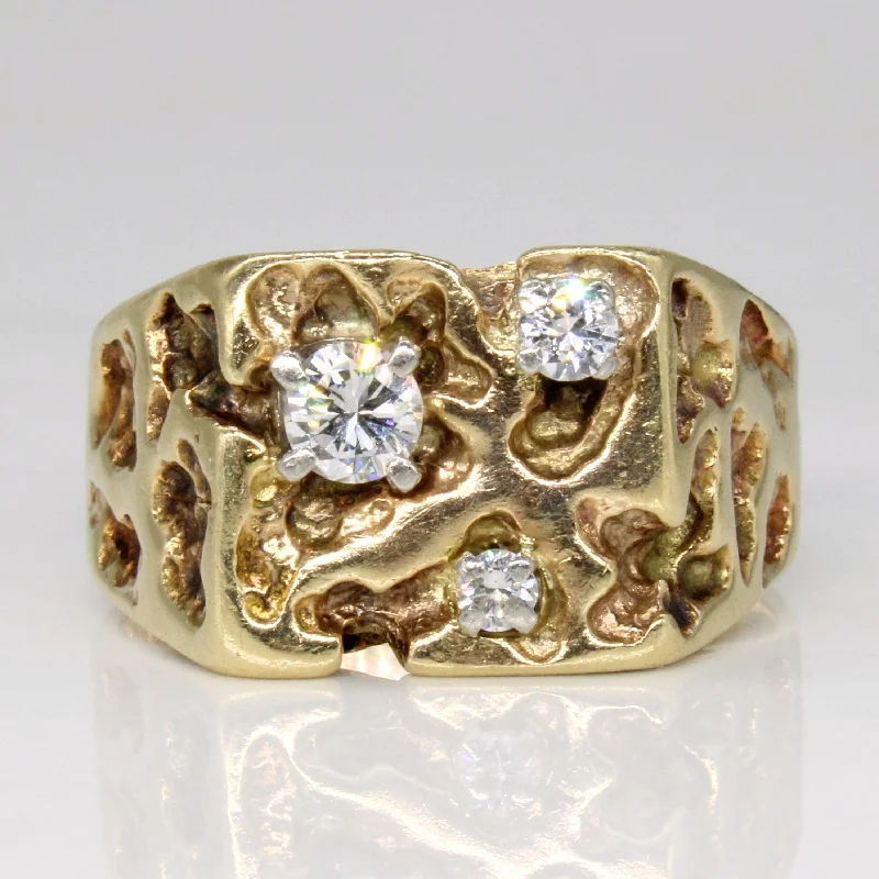 Abstract Diamond Ring | 0.42ctw | SZ 11.5 |