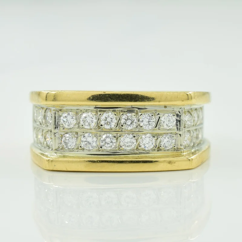 Pave Set Diamond Ring | 0.48ctw | SZ 6 |