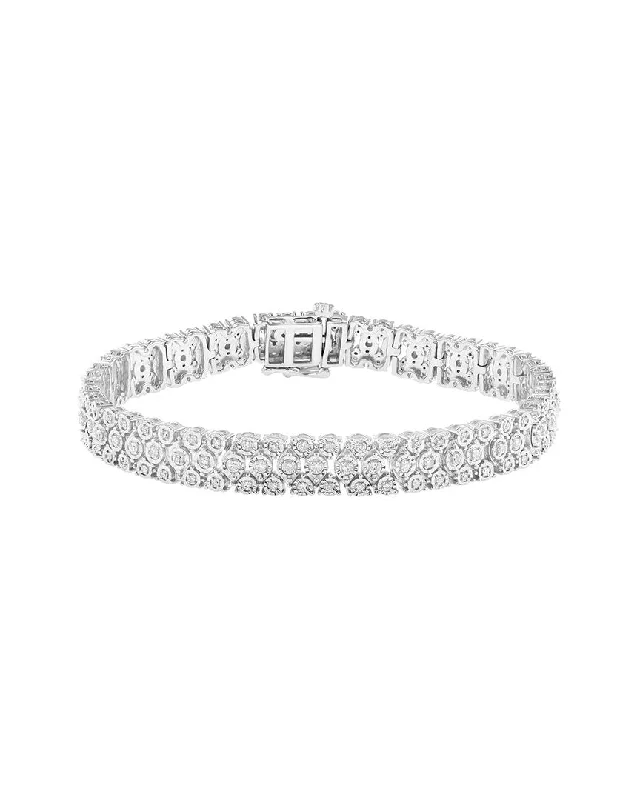 Effy Fine Jewelry Silver 0.97 ct. tw. Diamond Bracelet