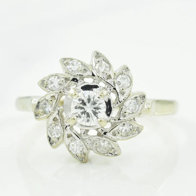 Diamond Pinwheel Ring | 0.26ctw | SZ 6.5 |