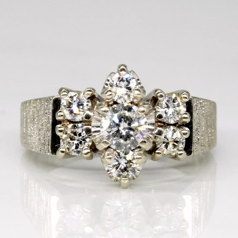 Diamond Cluster Ring | 0.24ct, 0.4ctw | SZ 5.25 |