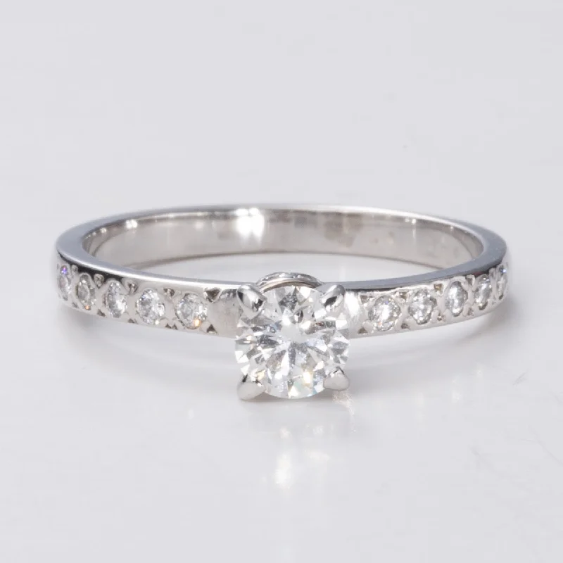 18k Accented Diamond Ring| 0.75ctw | Sz 6.5