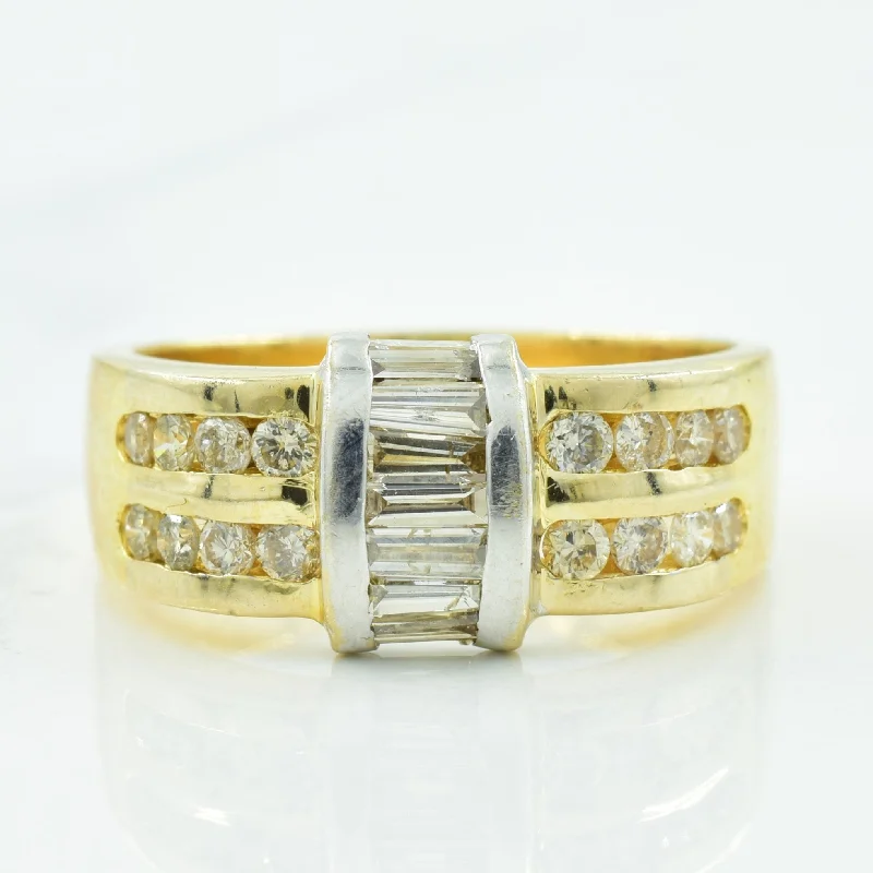 Channel Set Diamond Ring | 0.70ctw | SZ 9 |